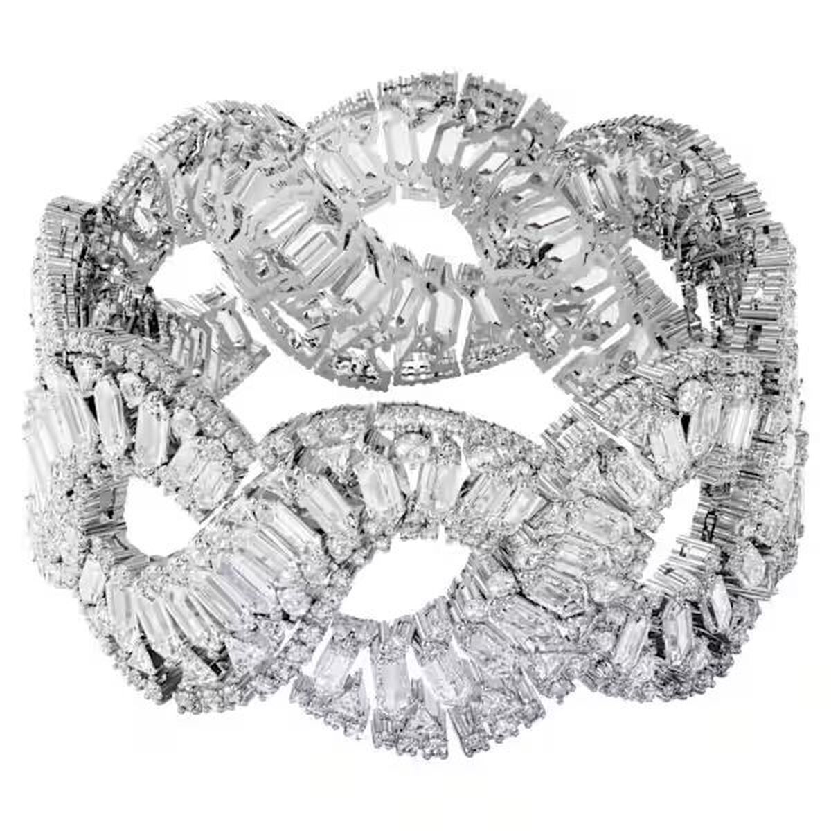 Brazalete Swarovski Gris 18 cm
