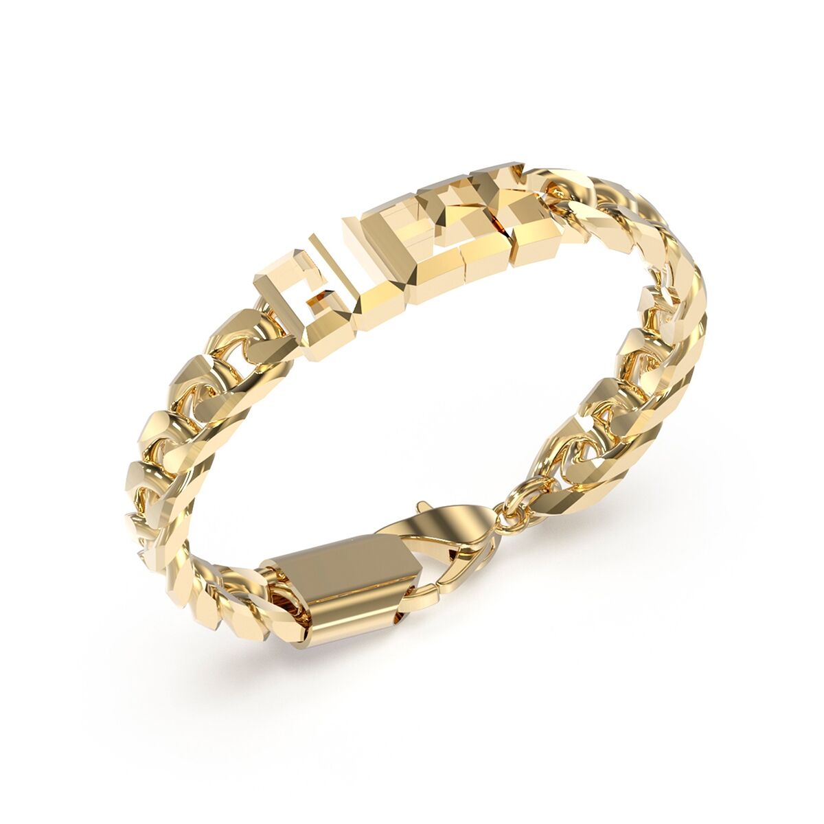 Pulsera Hombre Guess JUXB03205JWYGBKS Metal Dorado