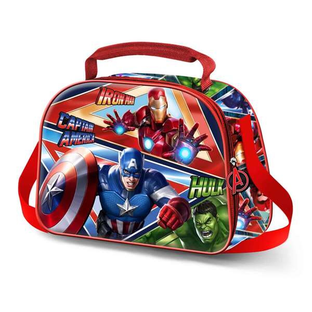 Bolsito de Merienda The Avengers Azul 20 x 26 x 10 cm