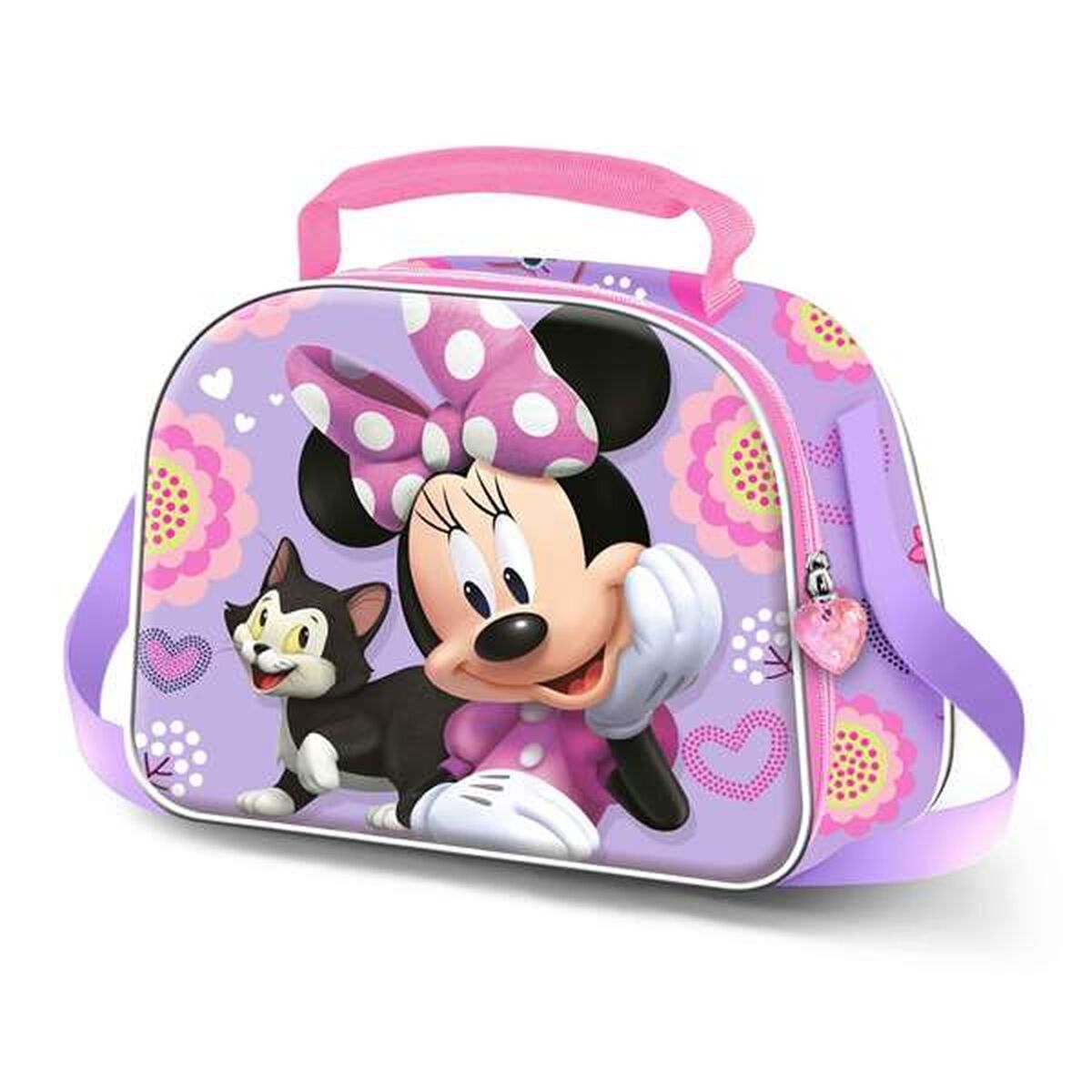 Bolsito de Merienda Minnie Mouse Lila 20 x 26 x 10 cm