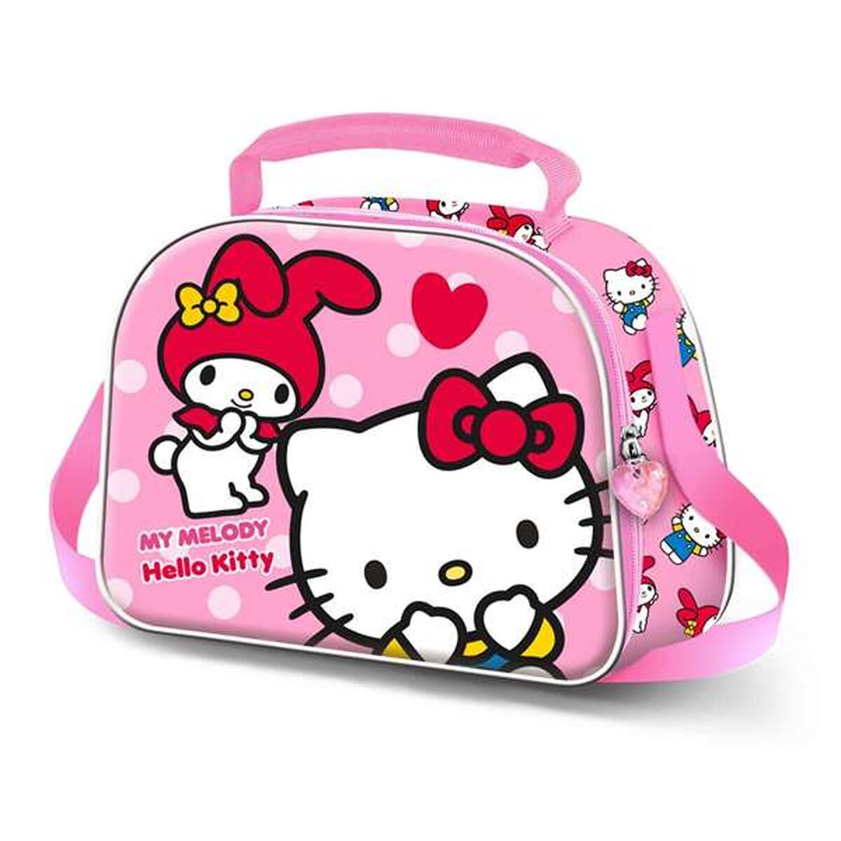 Bolsito de Merienda Hello Kitty Rosa 20 x 26 x 10 cm