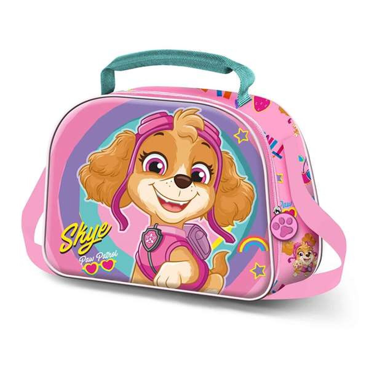Bolsito de Merienda The Paw Patrol Rosa 20 x 26 x 10 cm