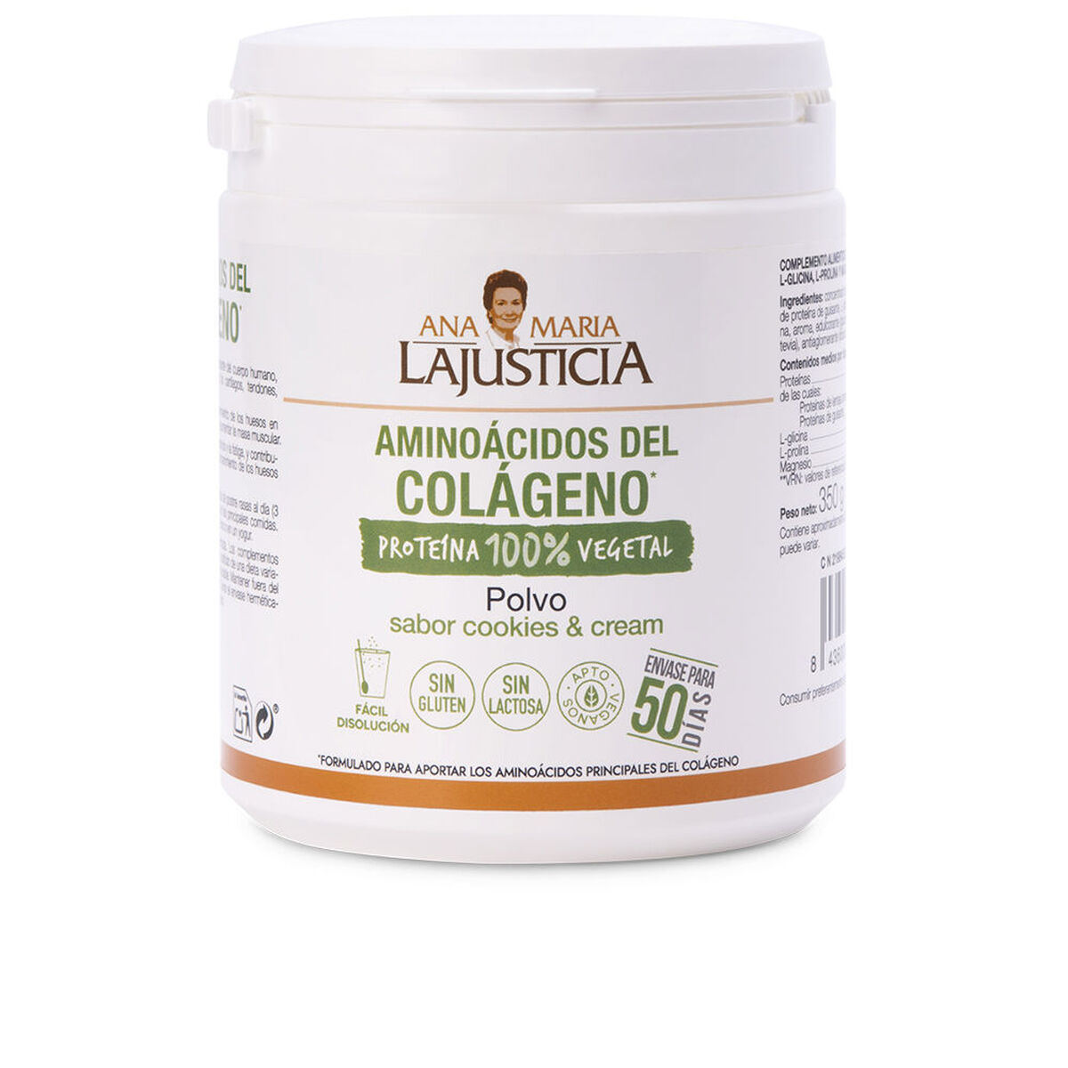 Colágeno Ana María Lajusticia Cookies & Cream 350 g