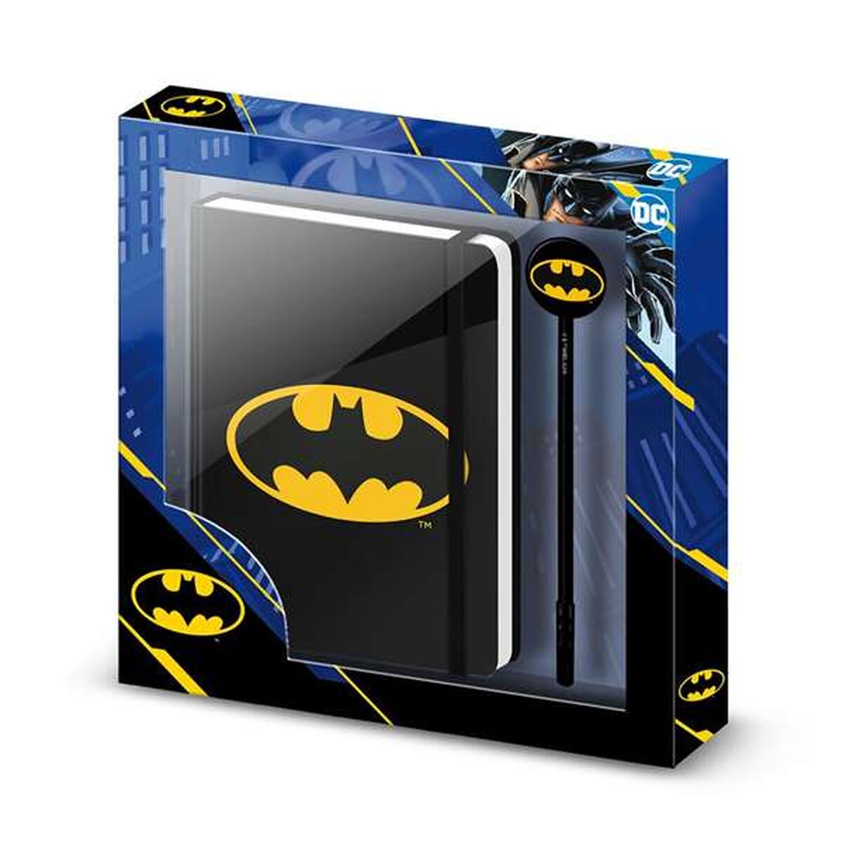 Diario con Accesorios Batman Negro 22,4 X 2,2 X 23,2 cm