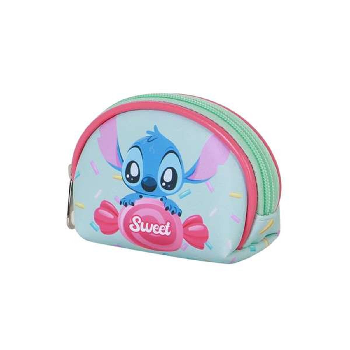 Monedero Stitch Azul 12 x 4,5 cm