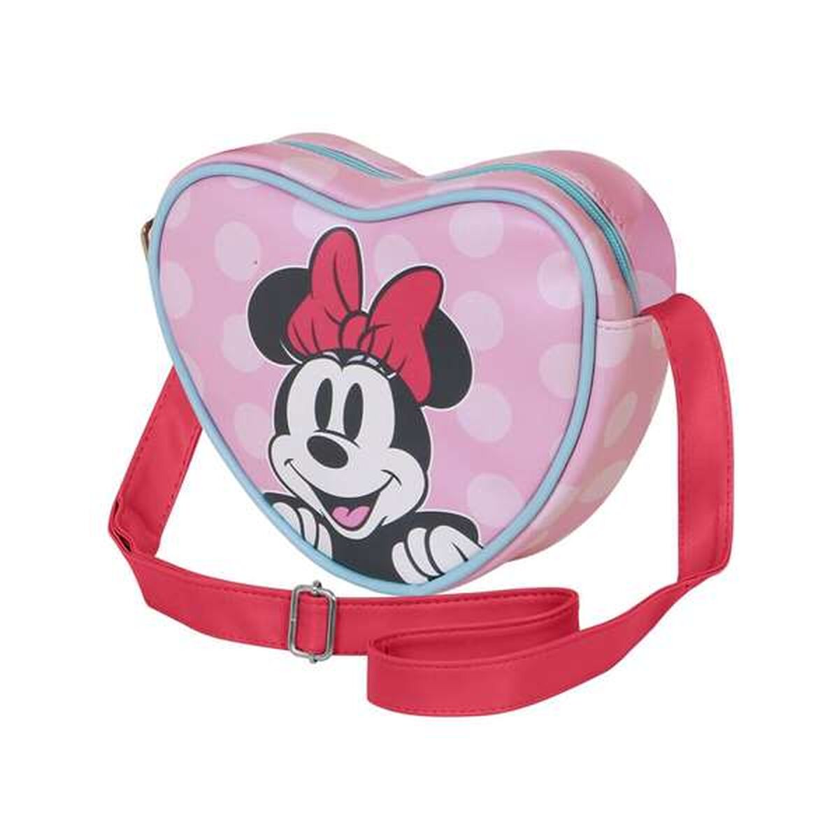 Bolso Bandolera Minnie Mouse Rosa 15,5 x 21 x 6,5 cm