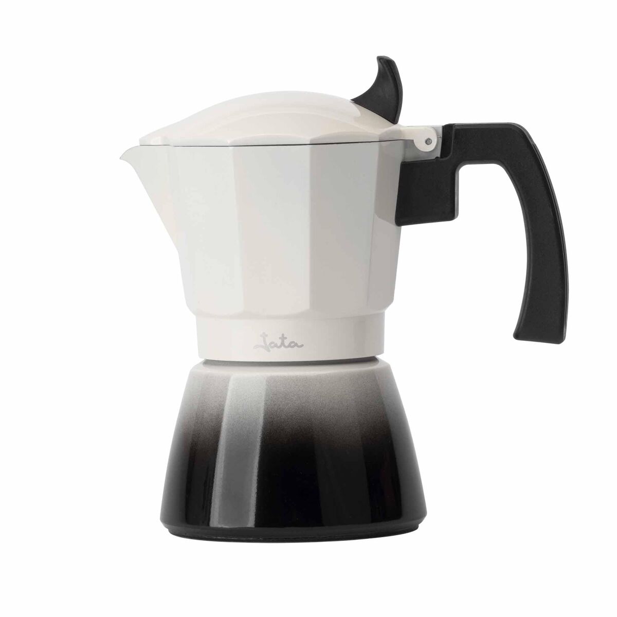 Cafetera Italiana JATA HCAF2409 Crema Aluminio 9 Tazas