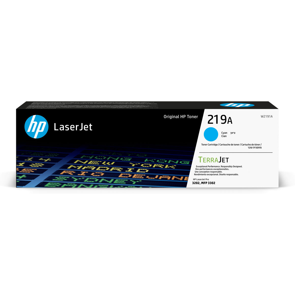 Tóner HP W2191A Cian