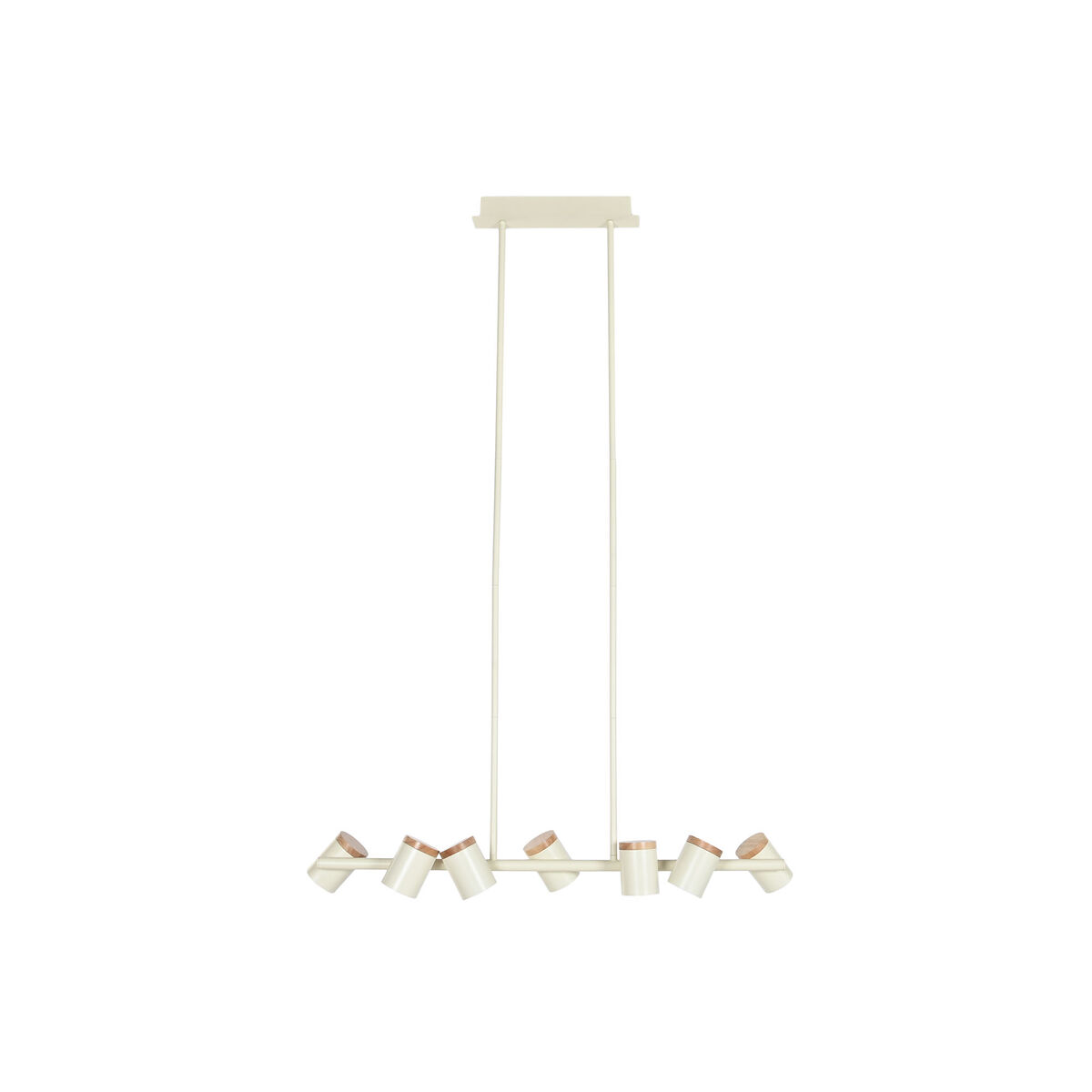 Lámpara de Techo Home ESPRIT Blanco Madera Metal 104 X 18 X 164 CM