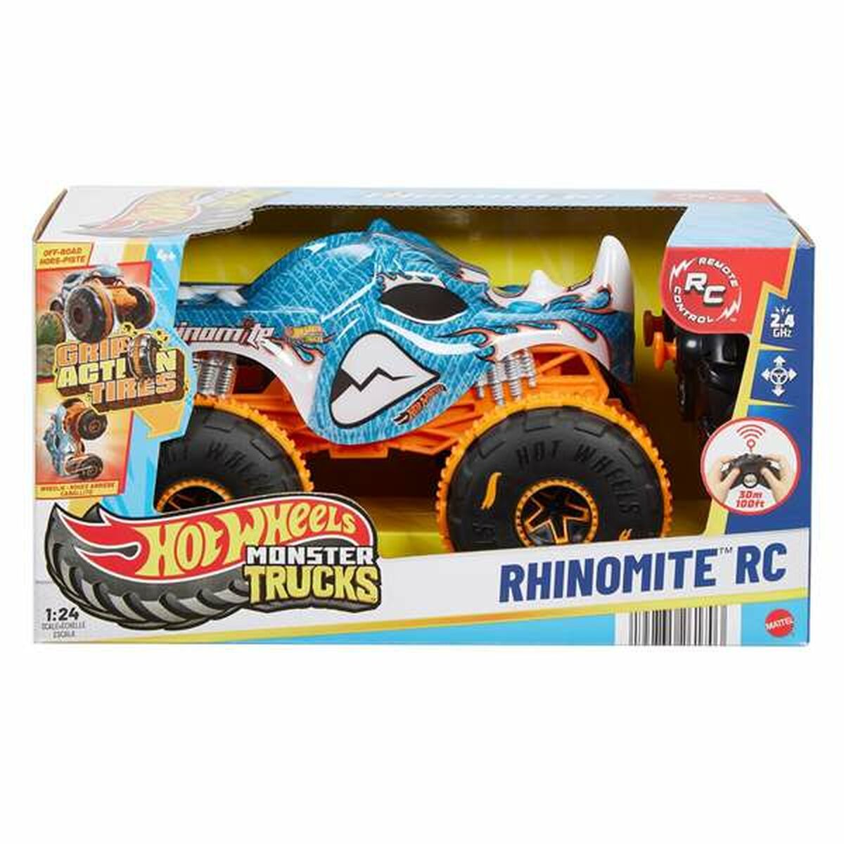Coche Radio Control Mattel Multicolor 1:24