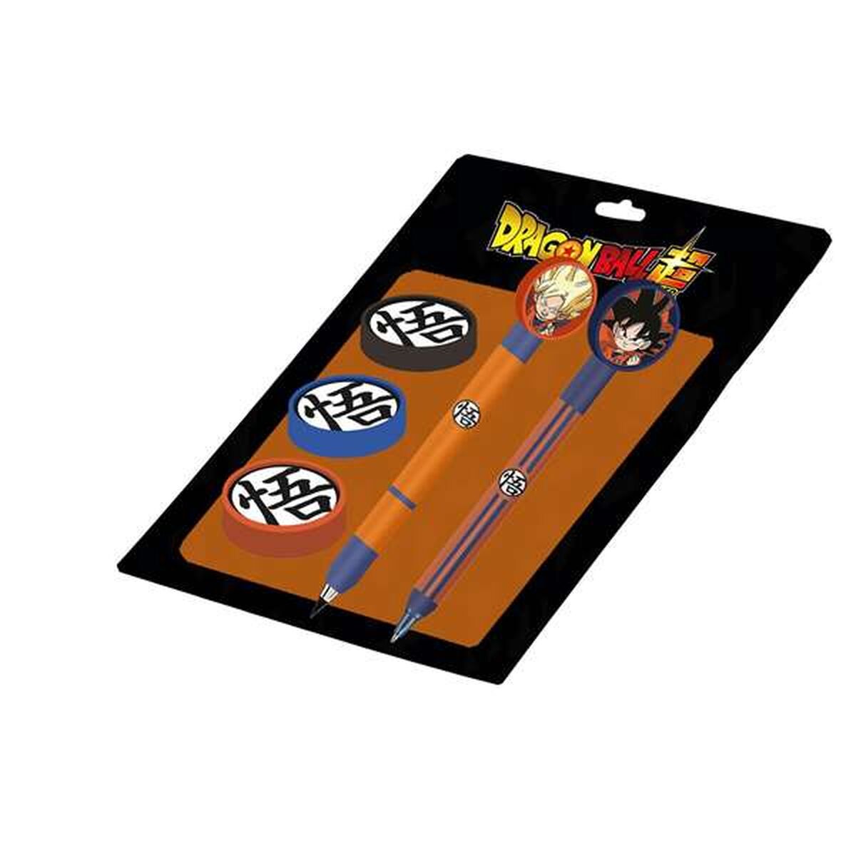 Set de Papelería Dragon Ball Negro