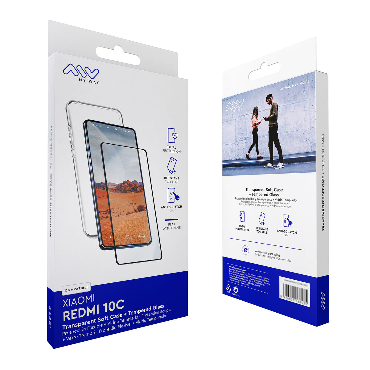 Funda para Móvil Myway Redmi 10C Negro