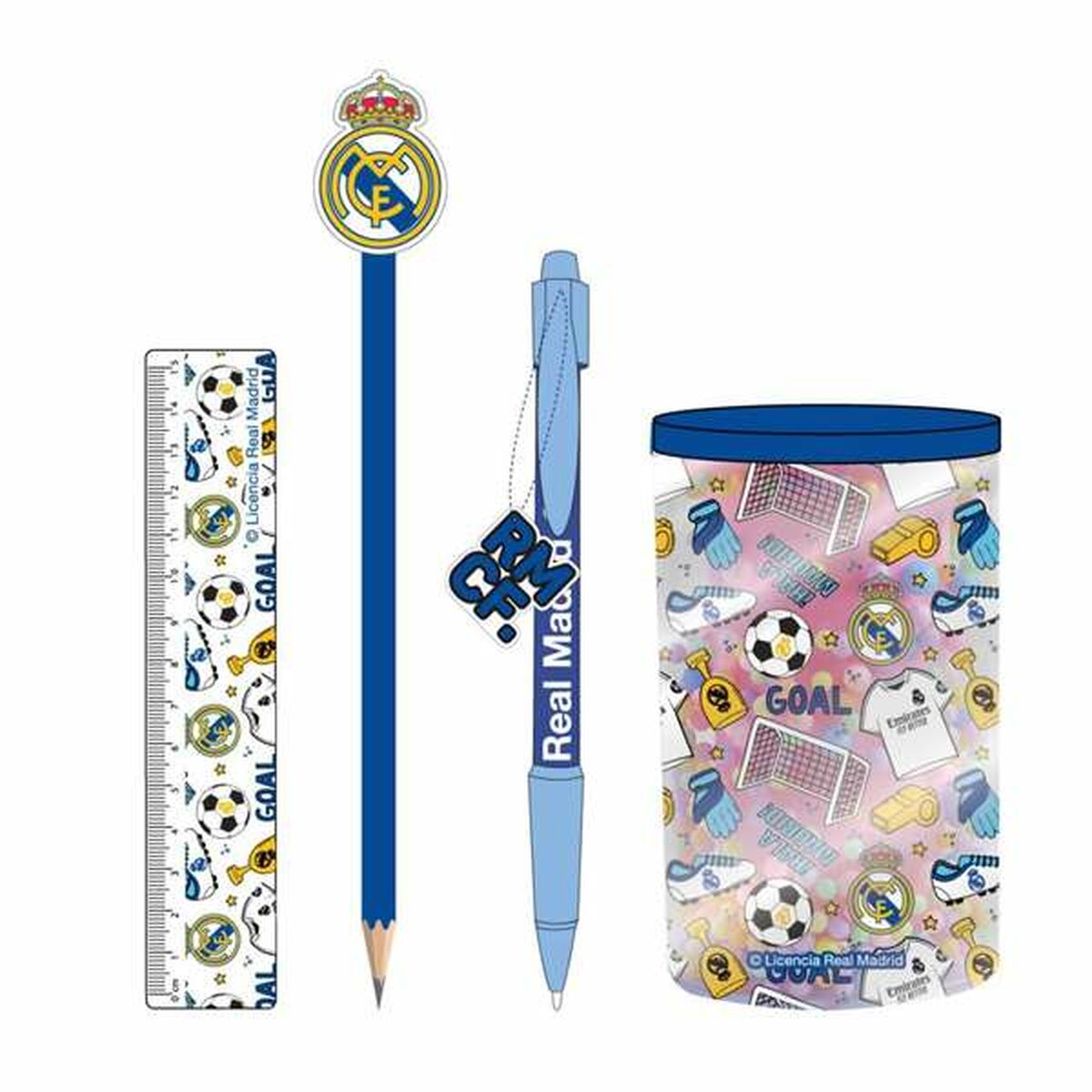 Set de Papelería Real Madrid C.F. Multicolor