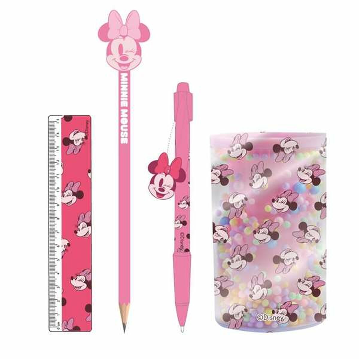 Set de Papelería Minnie Mouse Multicolor