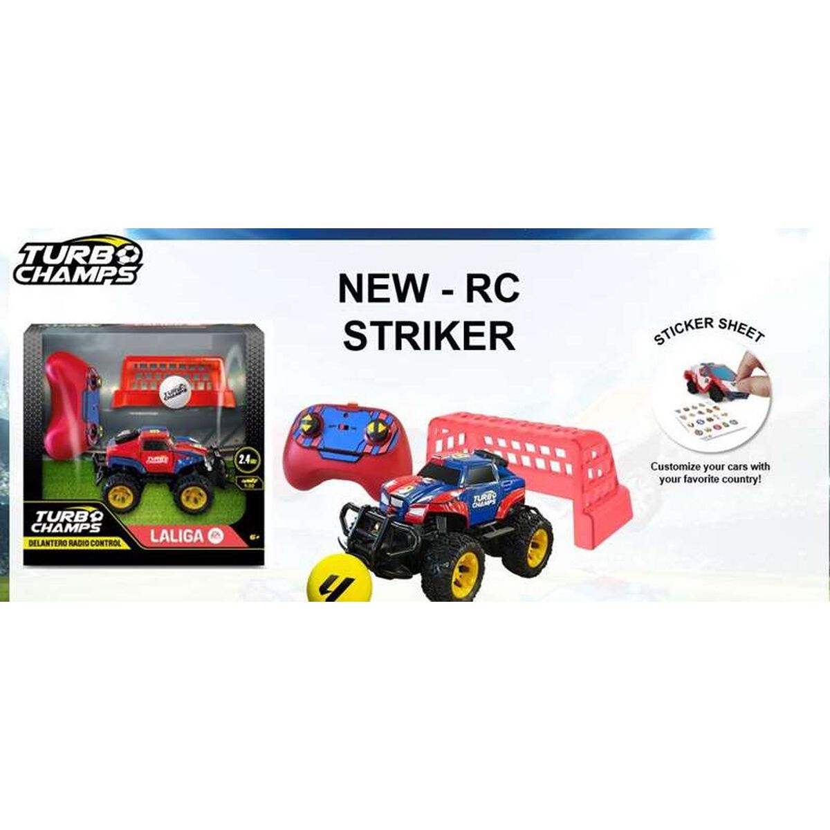 Coche Radio Control IMC Toys Champs La Liga