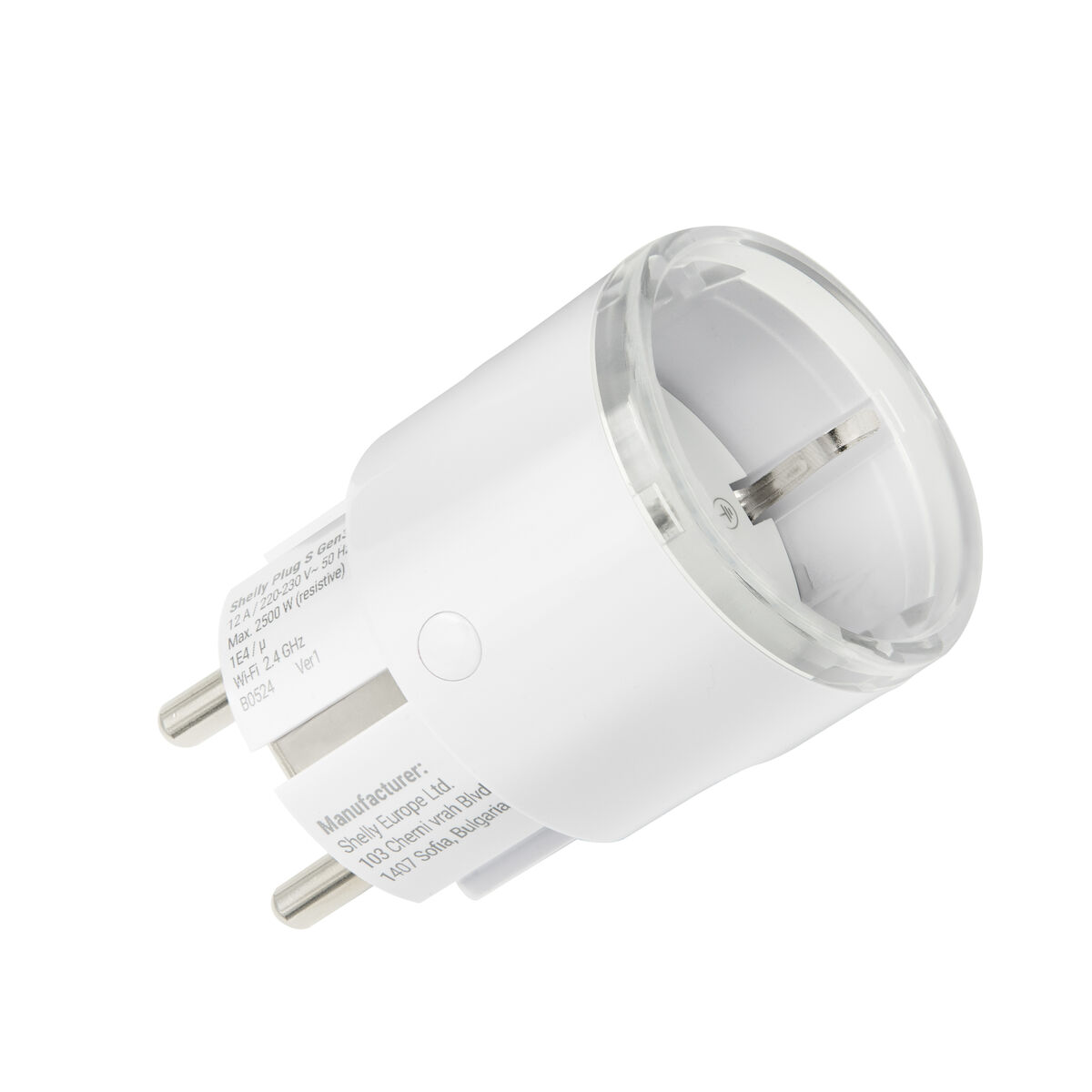 Shelly Enchufe Smart Plug S Gen 3 Blanco