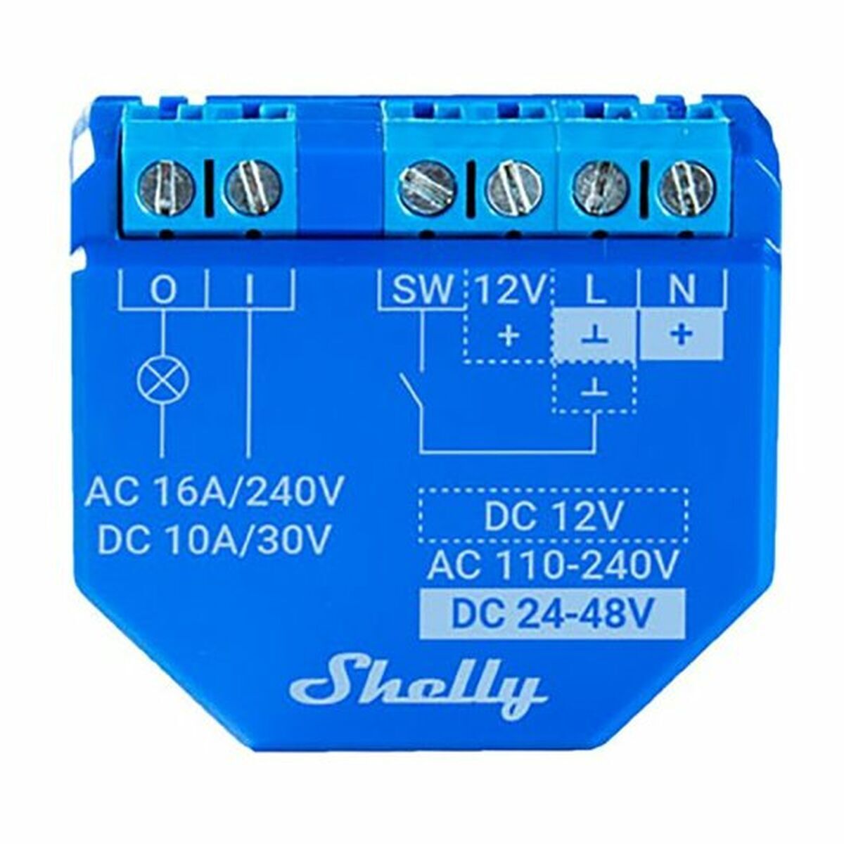 Shelly Módulo switch Wi-Fi BT Plus 1
