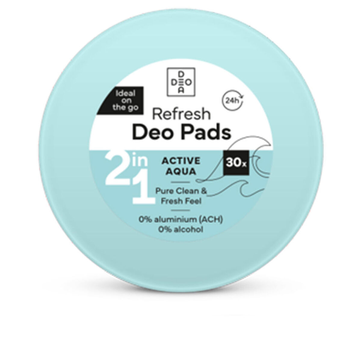 Desodorante Deodea DEO PADS Active Aqua (30 unidades)