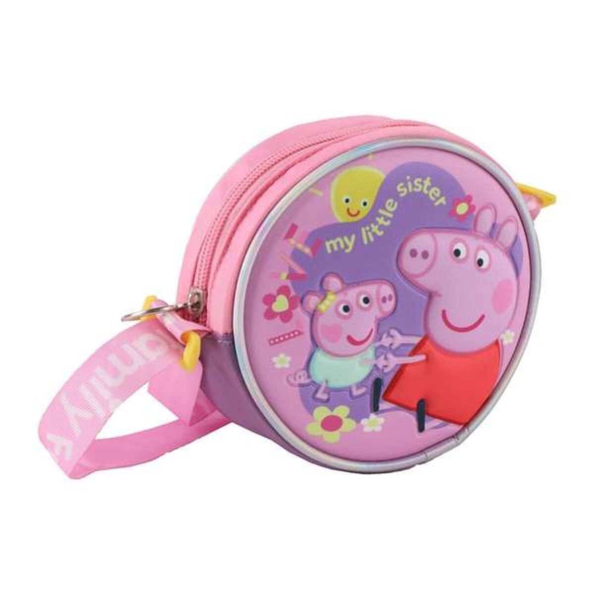 Bolso Bandolera Peppa Pig Rosa 13 x 13 x 4 cm