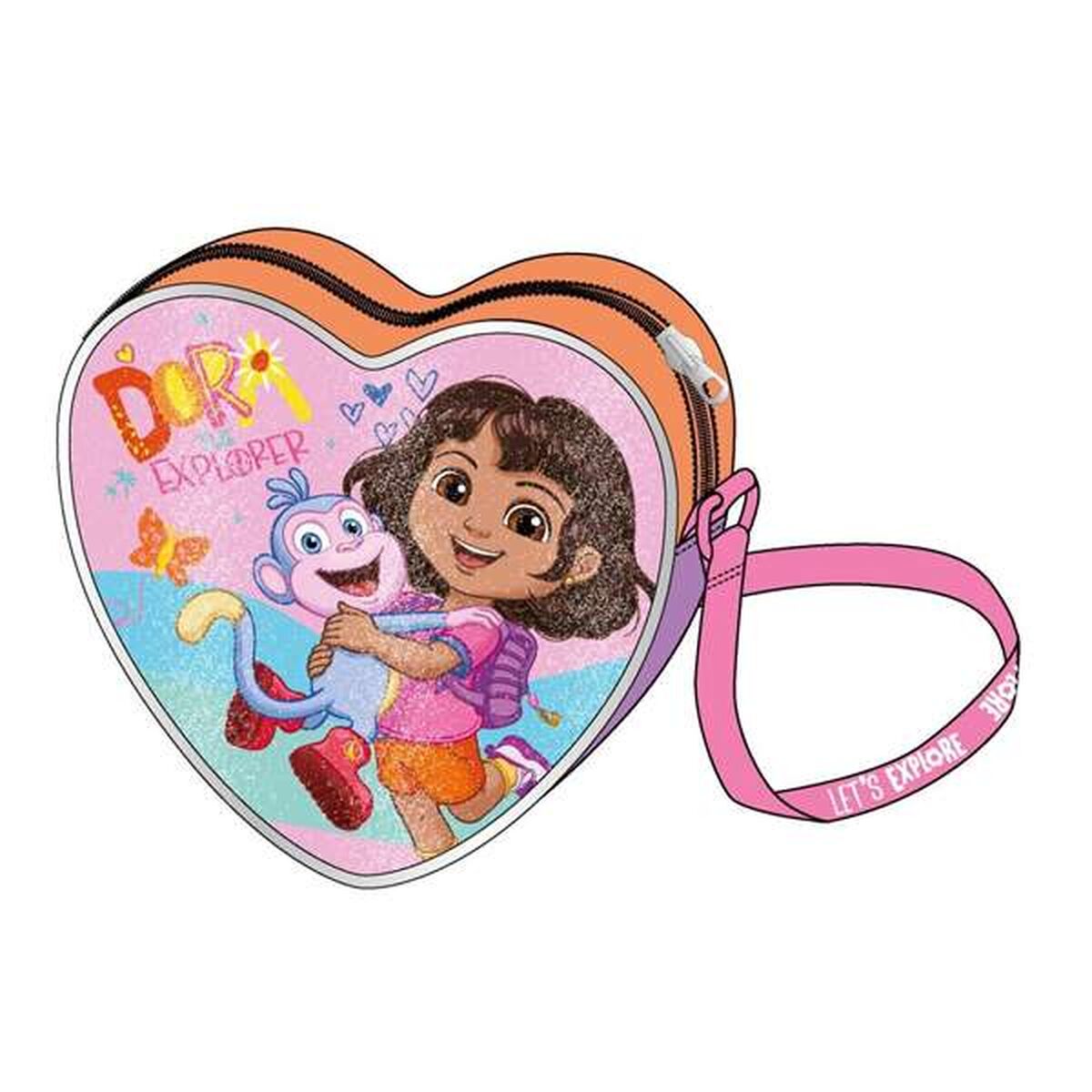 Bolso Bandolera Dora The Explorer Fucsia 15 x 14 x 4 cm