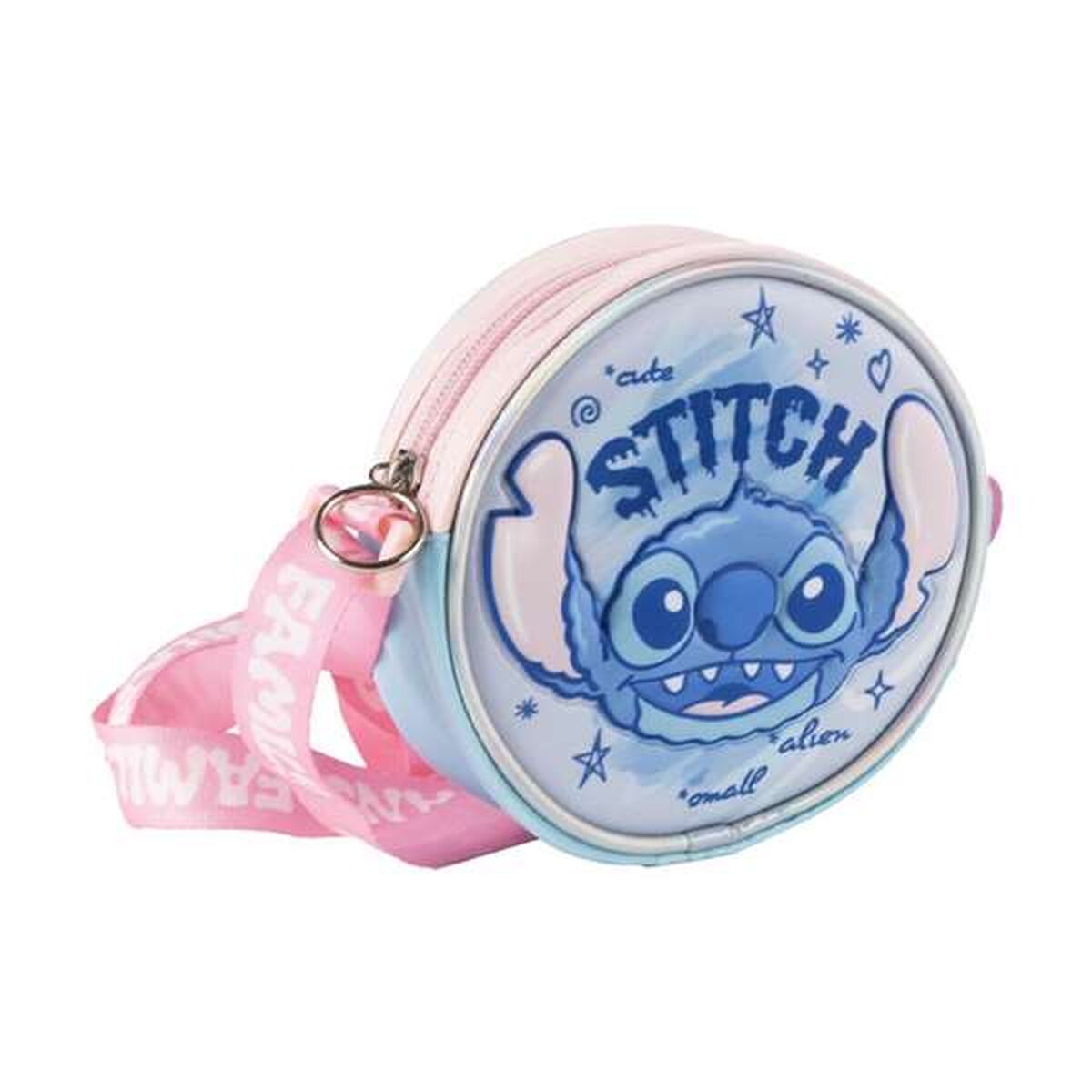 Bolso Bandolera Stitch Azul 13 x 13 x 4 cm