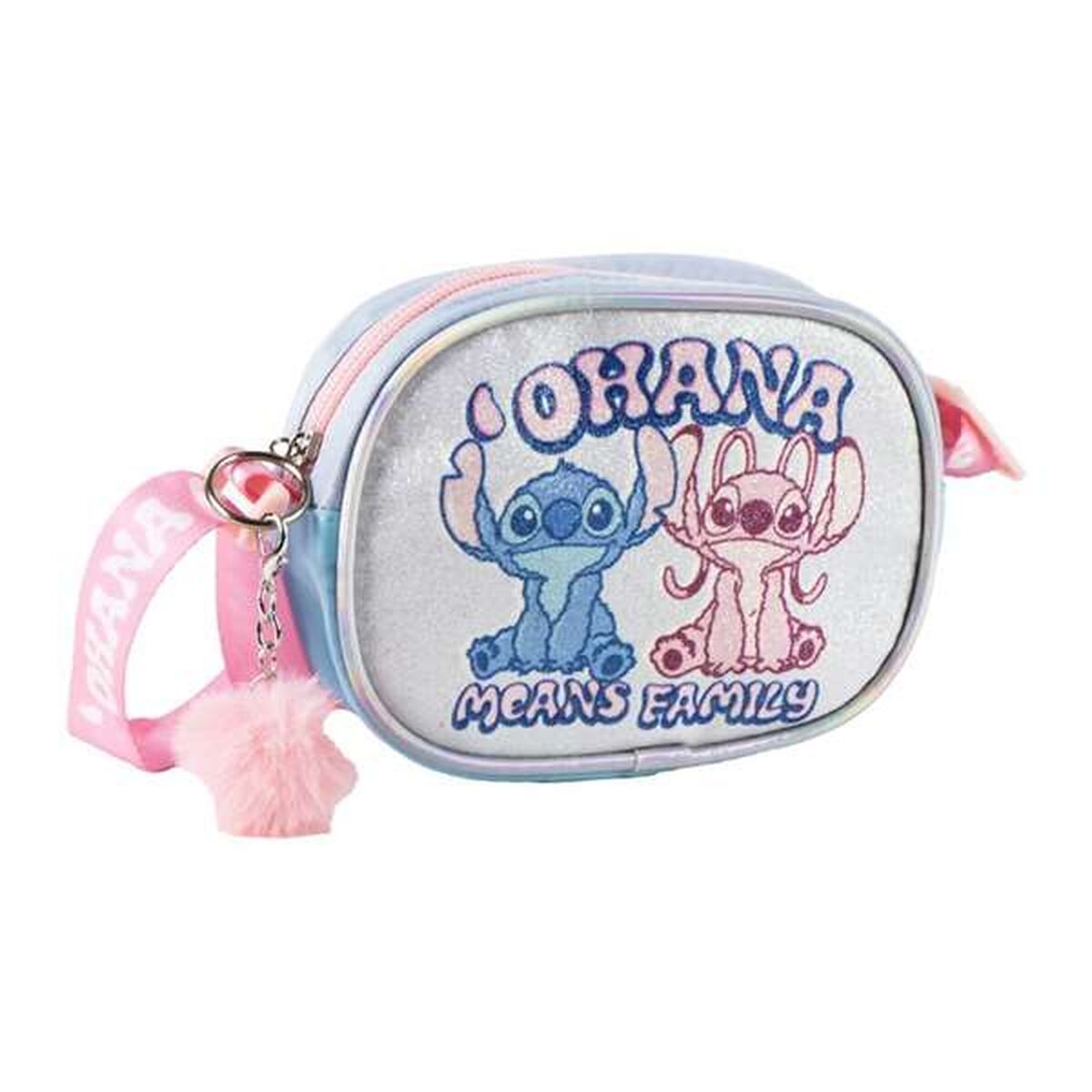 Bolso Bandolera Stitch Azul 14,5 x 10,5 x 4 cm