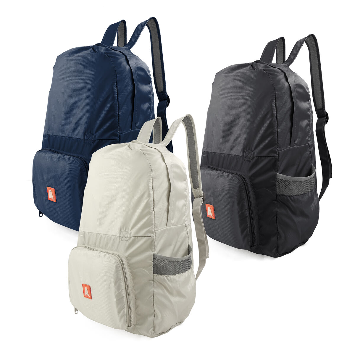 Scape Travel mochila plegables 20L (azul, negro, gris)