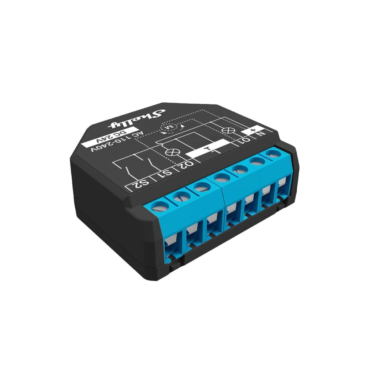 Shelly Módulo switch Wi-Fi BT Plus 2PM