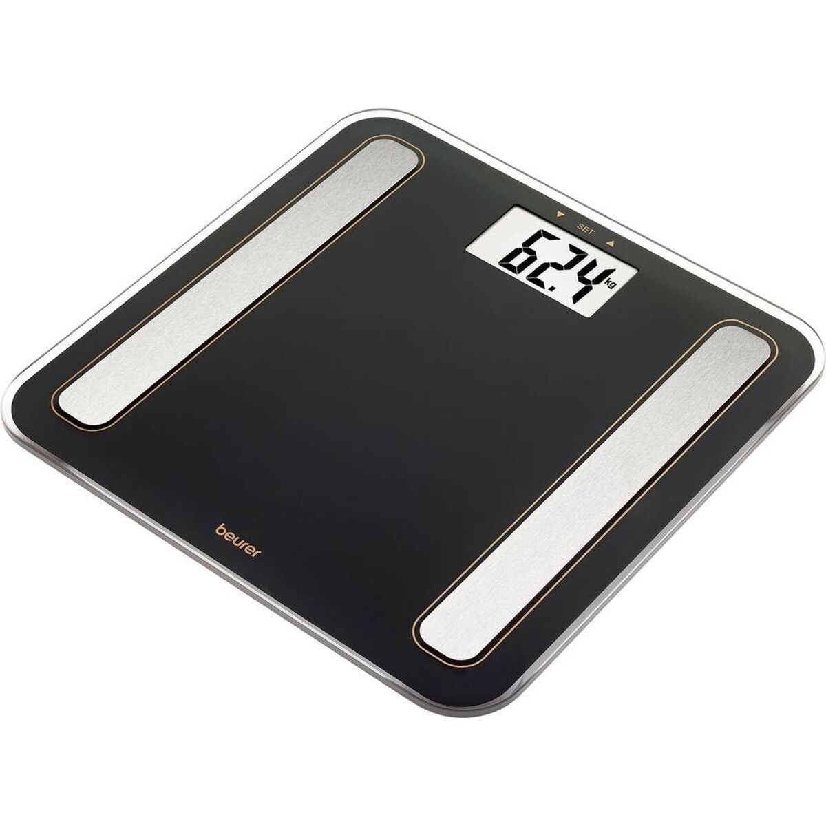Báscula Digital de Baño Beurer BF-183LE-24 Negro Vidrio templado 180 kg