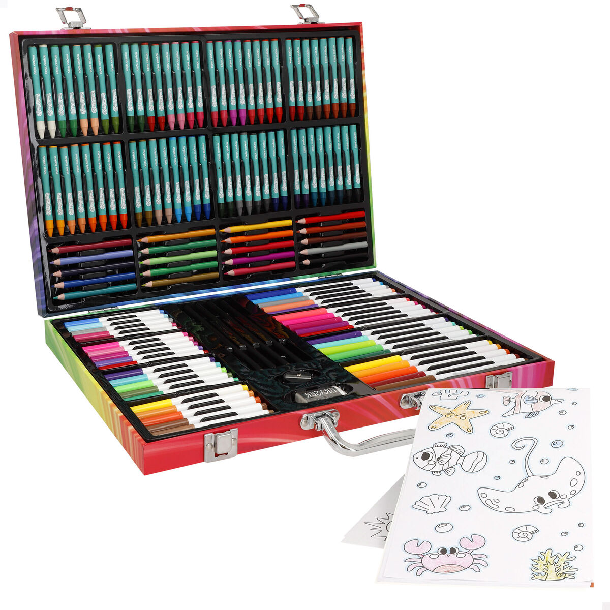 Set de Dibujo Colorbaby (4 Unidades) (130 piezas)