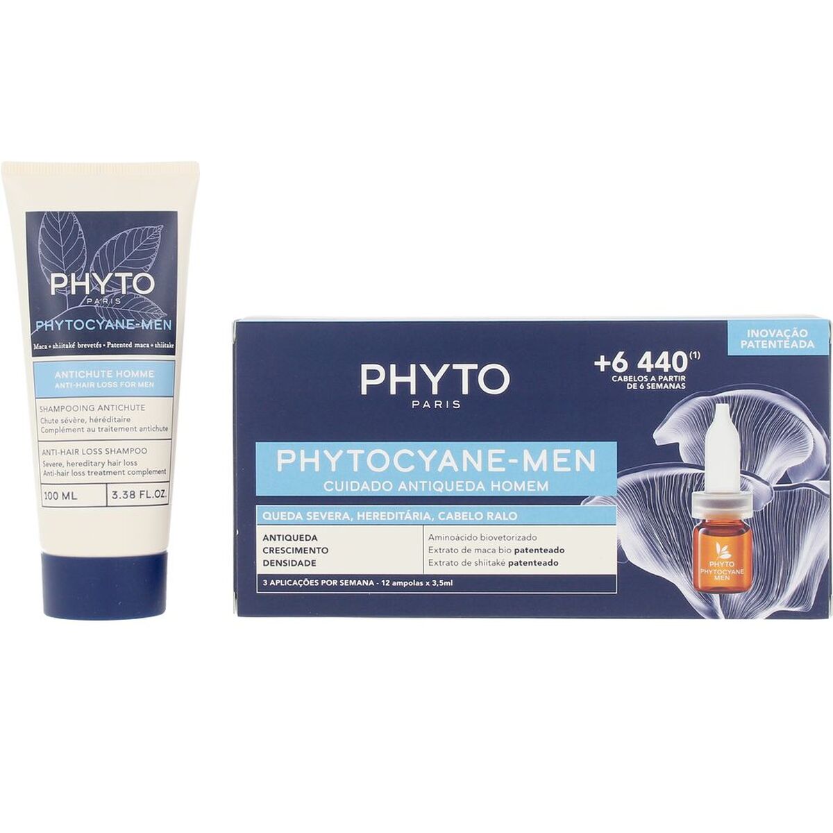 Tratamiento Anticaída Phyto Paris PHYTOCYANE 2 Piezas