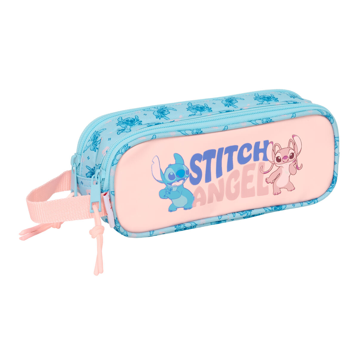Portatodo Lilo & Stitch Ohana Azul claro Rosa claro 21 x 8 x 6 cm