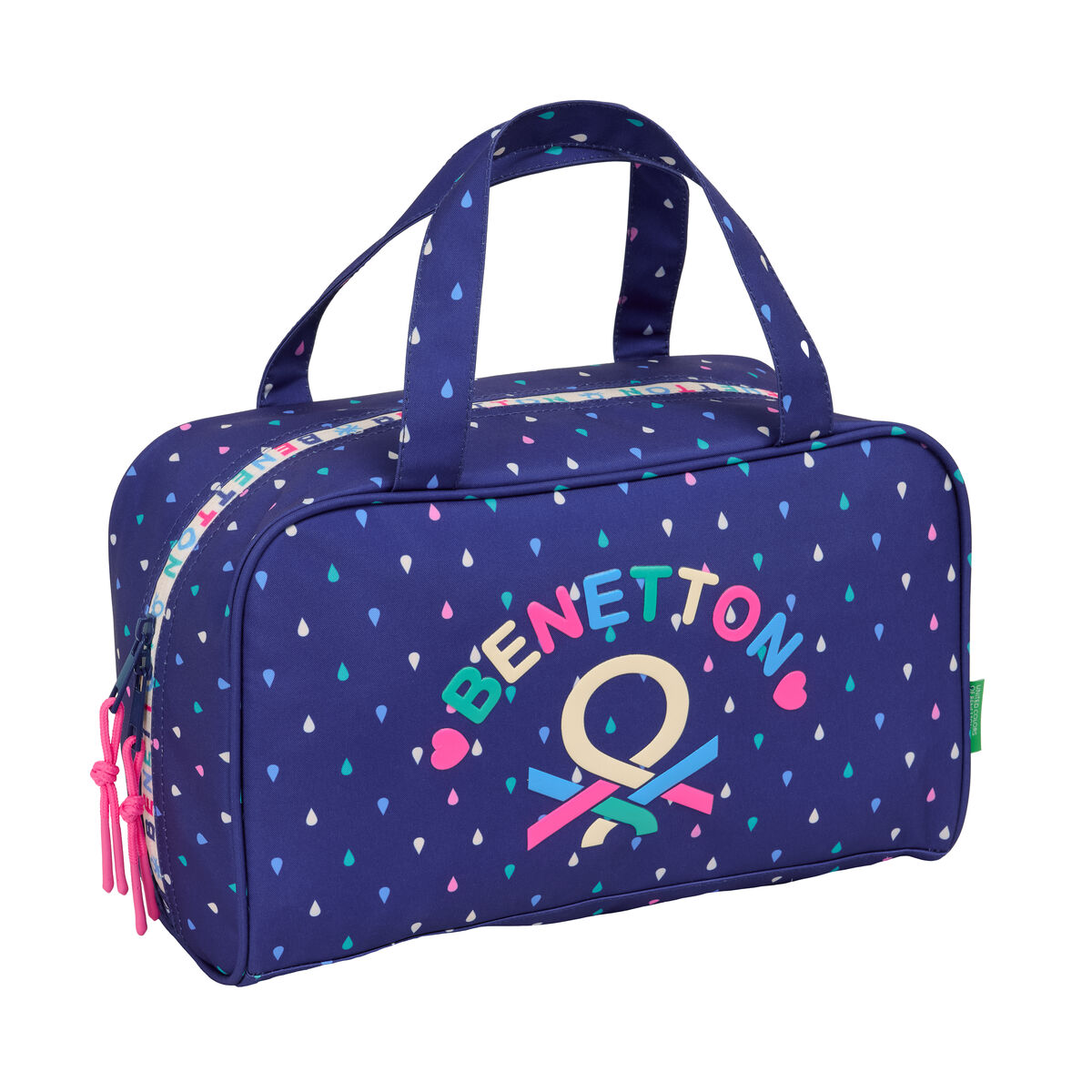 Neceser de Viaje Benetton Drop Multicolor 31 x 14 x 19 cm