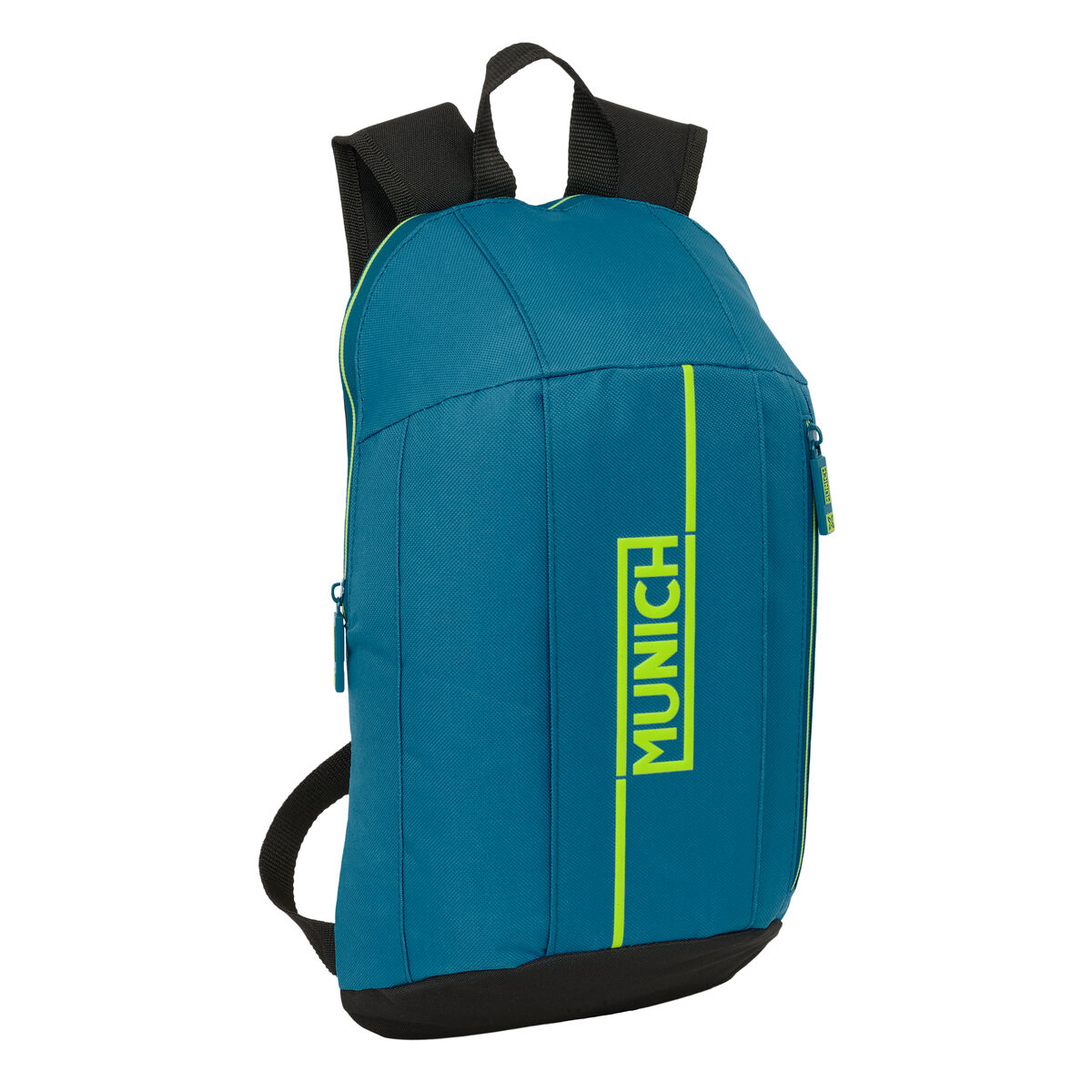 Mochila Munich Land Negro Verde 22 x 39 x 10 cm