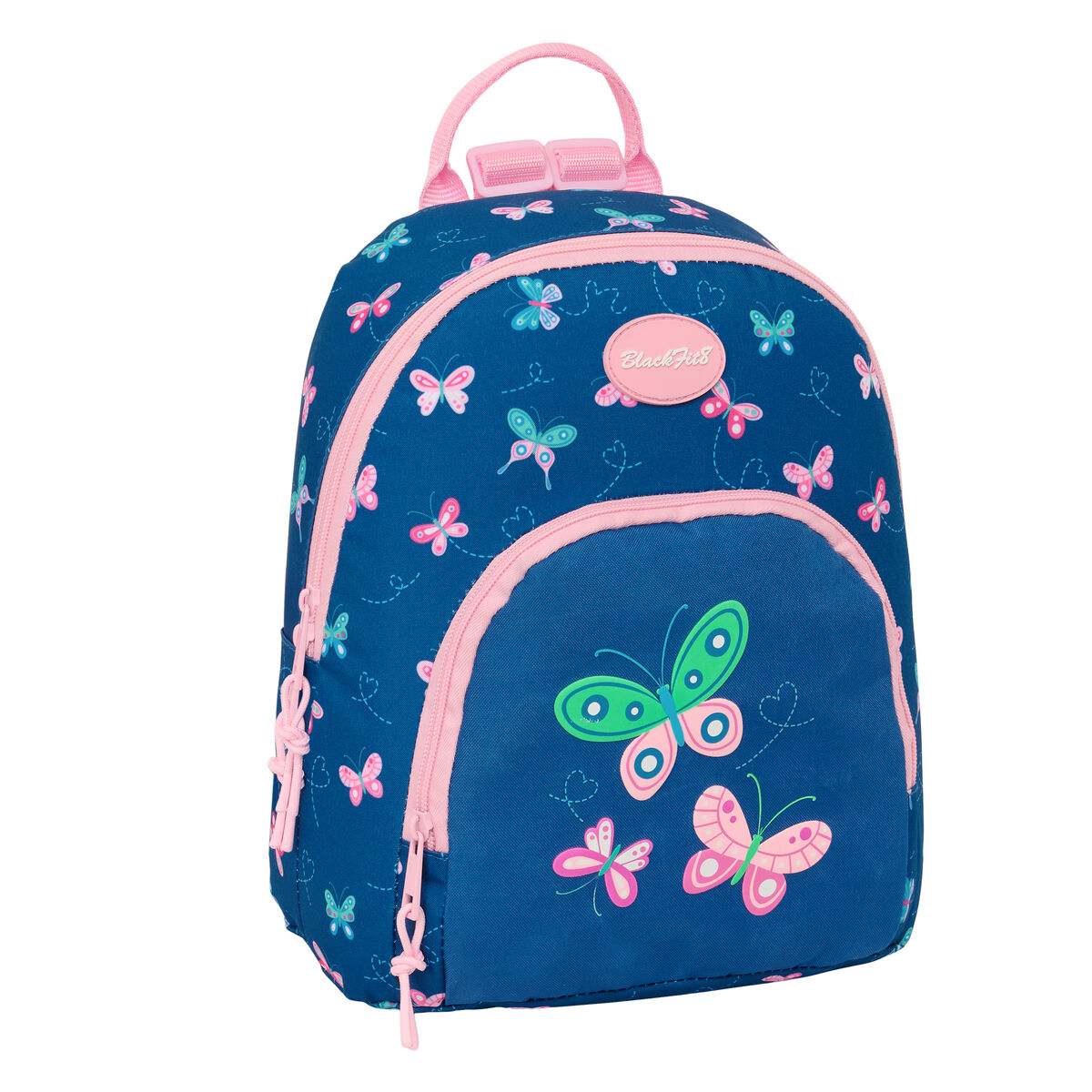 Mochila BlackFit8 Mariposas Multicolor 25 x 30 x 13 cm