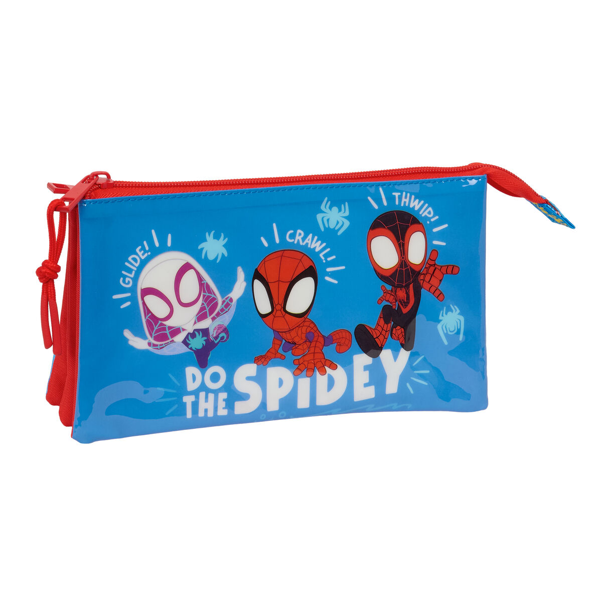 Portatodo Spider-Man Azul Rojo 22 x 12 x 3 cm