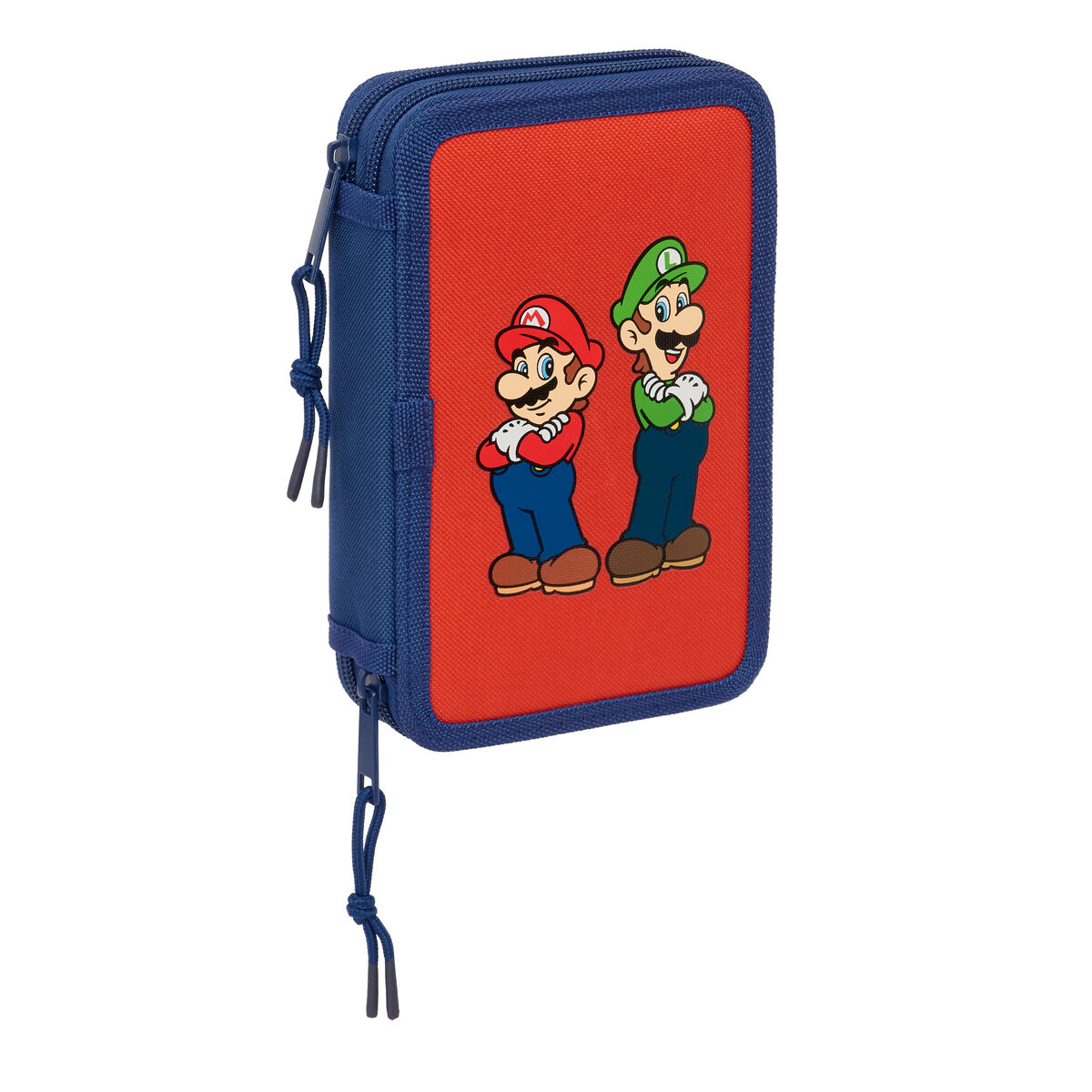 Portatodo Super Mario Mamma mia Rojo Azul marino 12.5 x 19.5 x 4 cm 29 Piezas