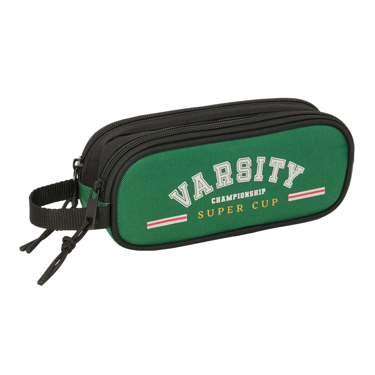 Portatodo BlackFit8 Varsity Negro Verde 21 x 8 x 6 cm