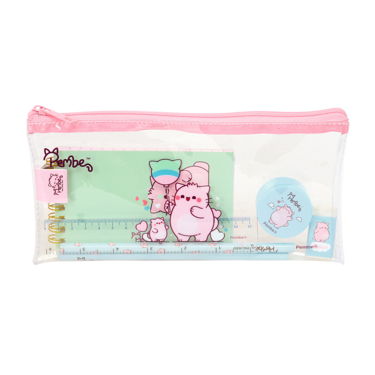 Portatodo Pembe The pink cat Multicolor 22,5 x 10,5 x 1 cm