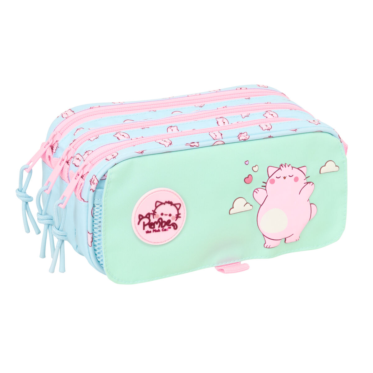 Portatodo Pembe The pink cat Multicolor 21,5 x 10 x 8 cm