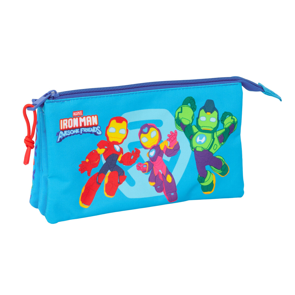 Portatodo Iron Man Multicolor 22 x 12 x 3 cm