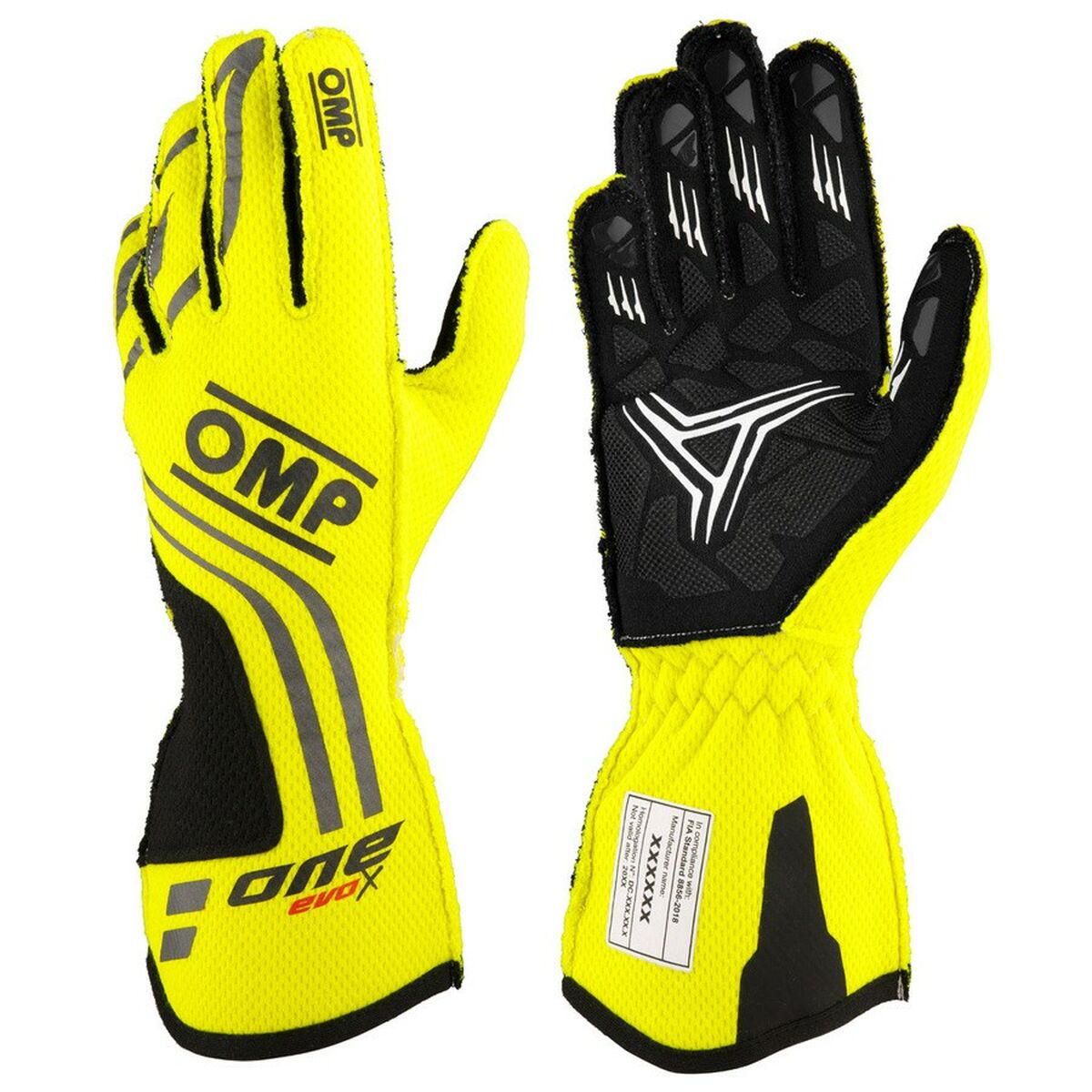 Guantes OMP ONE EVO-X MY24 XS Amarillo Flúor