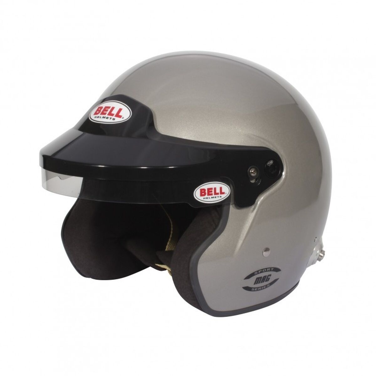 Casco Bell MAG TITANIUM S Titanio Plata XL 61