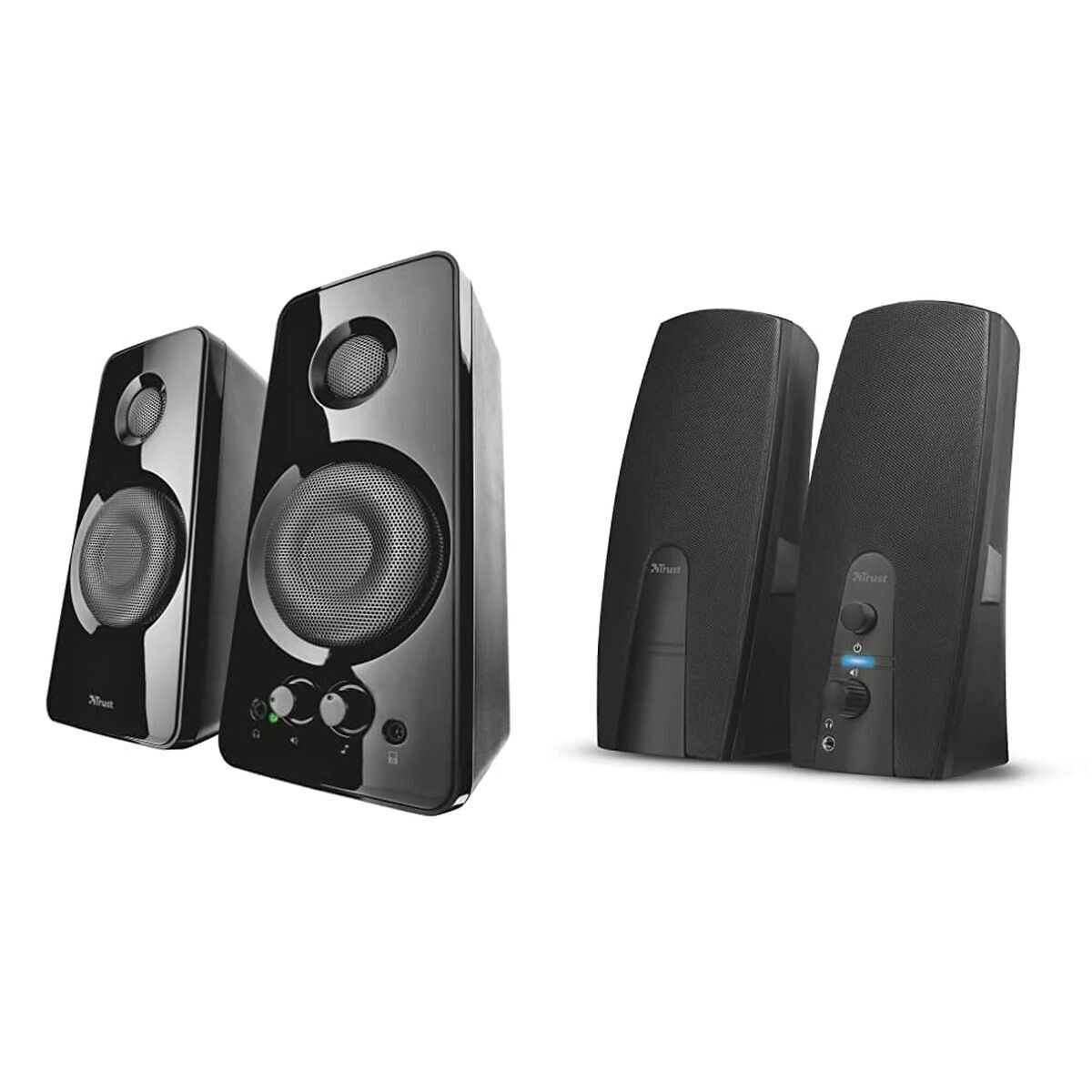 Altavoces PC Trust Tytan Negro 18 W 4 W 36 W