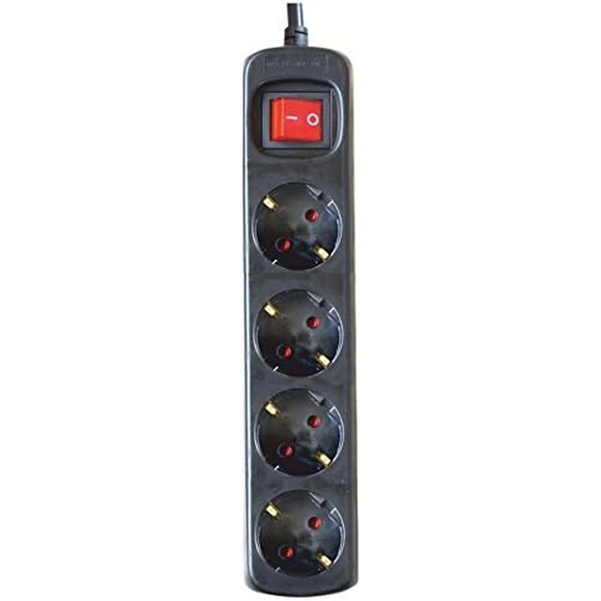 Regleta Silver Electronics 9644 Negro