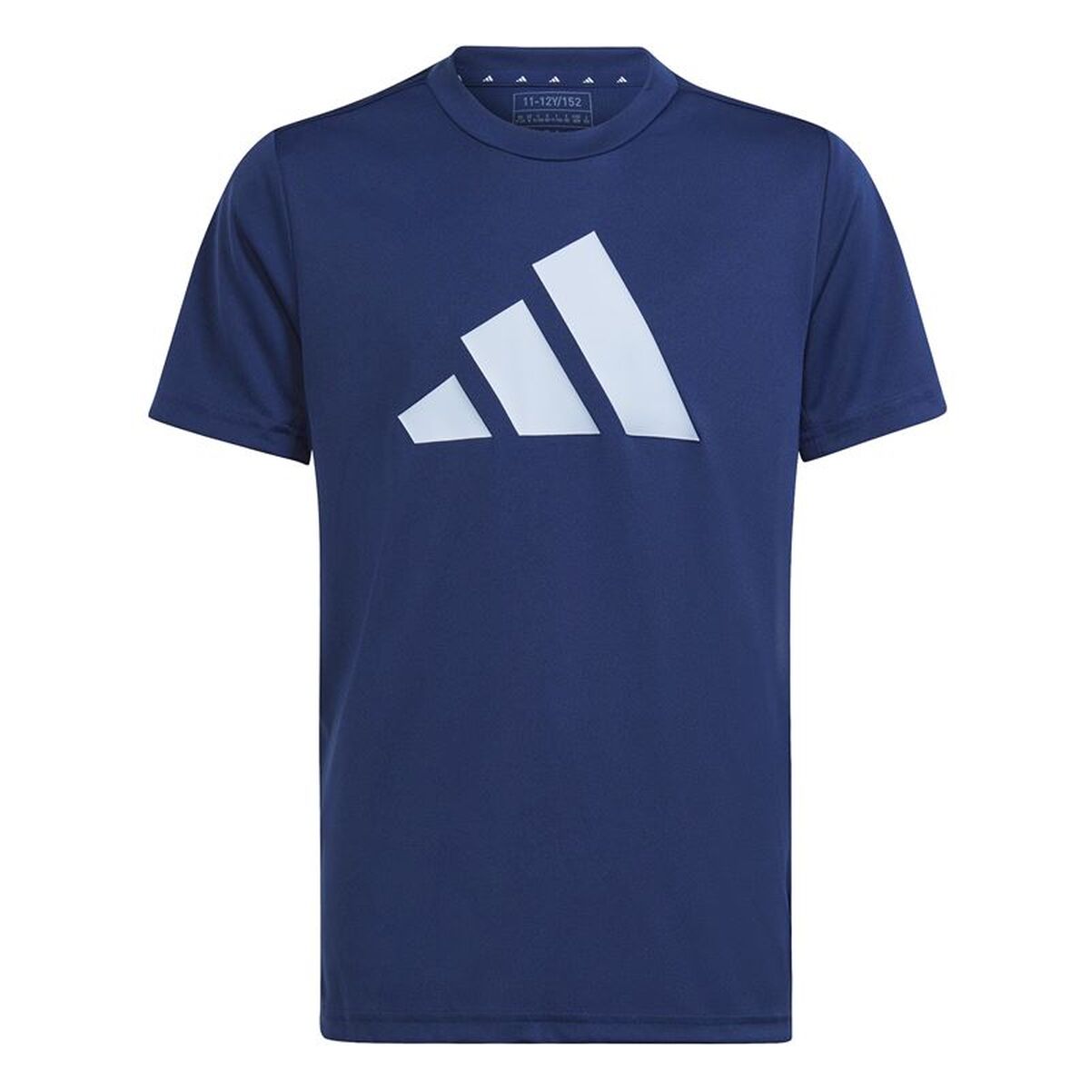 Camiseta de Manga Corta Infantil Adidas IC5663 Azul marino (9-10 Años)