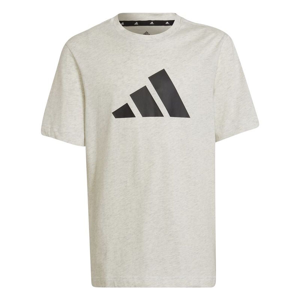 Camiseta de Manga Corta Infantil Adidas HG8857 Blanco (13-14 Años)