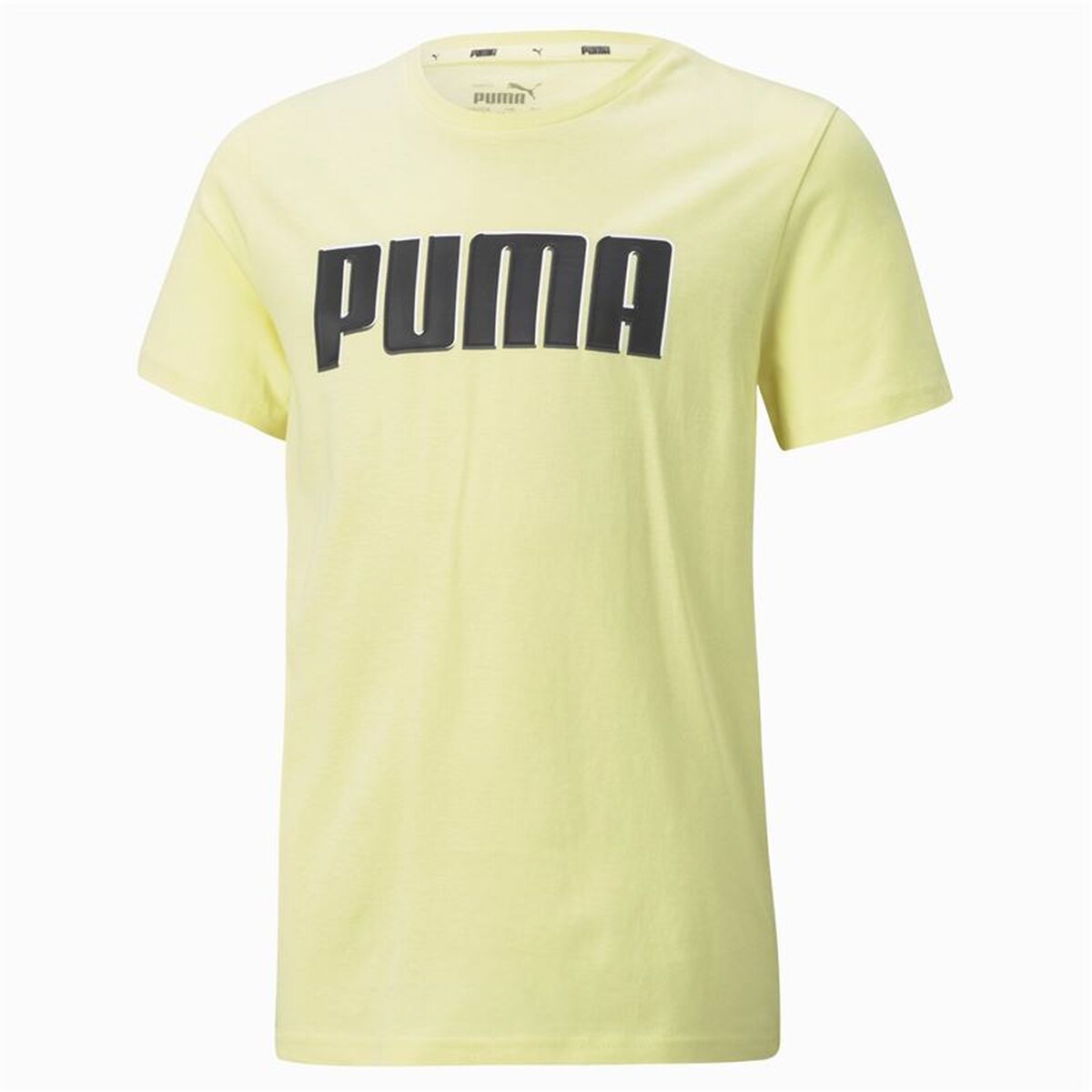 Camiseta de Manga Corta Infantil Puma 585887 40 Amarillo (15-16 Años)