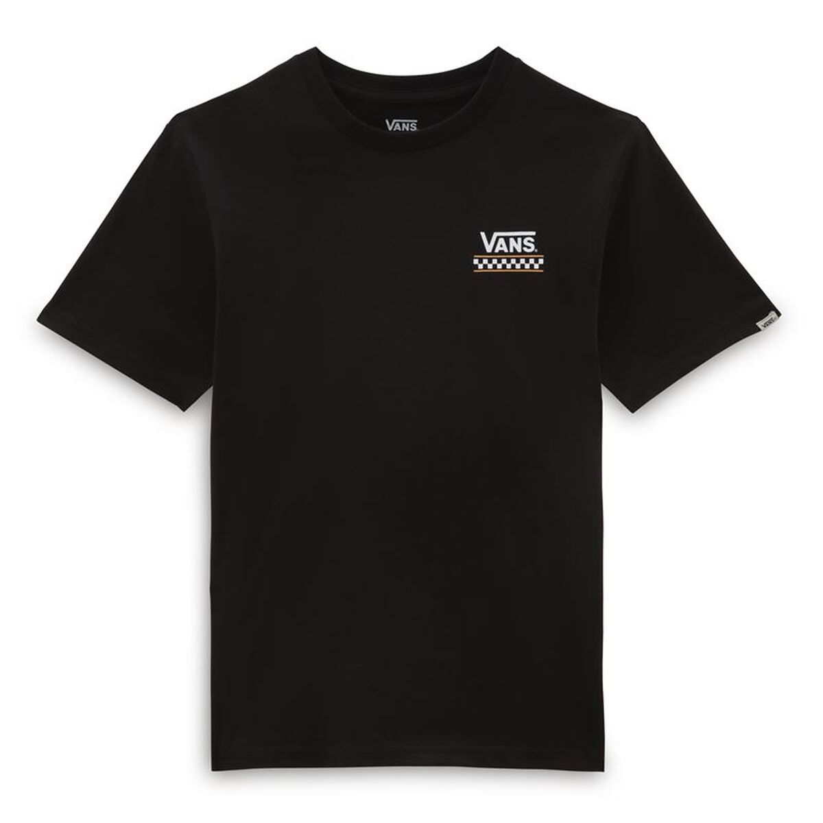 Camiseta de Manga Corta Infantil Vans VN0A7Y4GBLK1 Negro (14-16 Años)