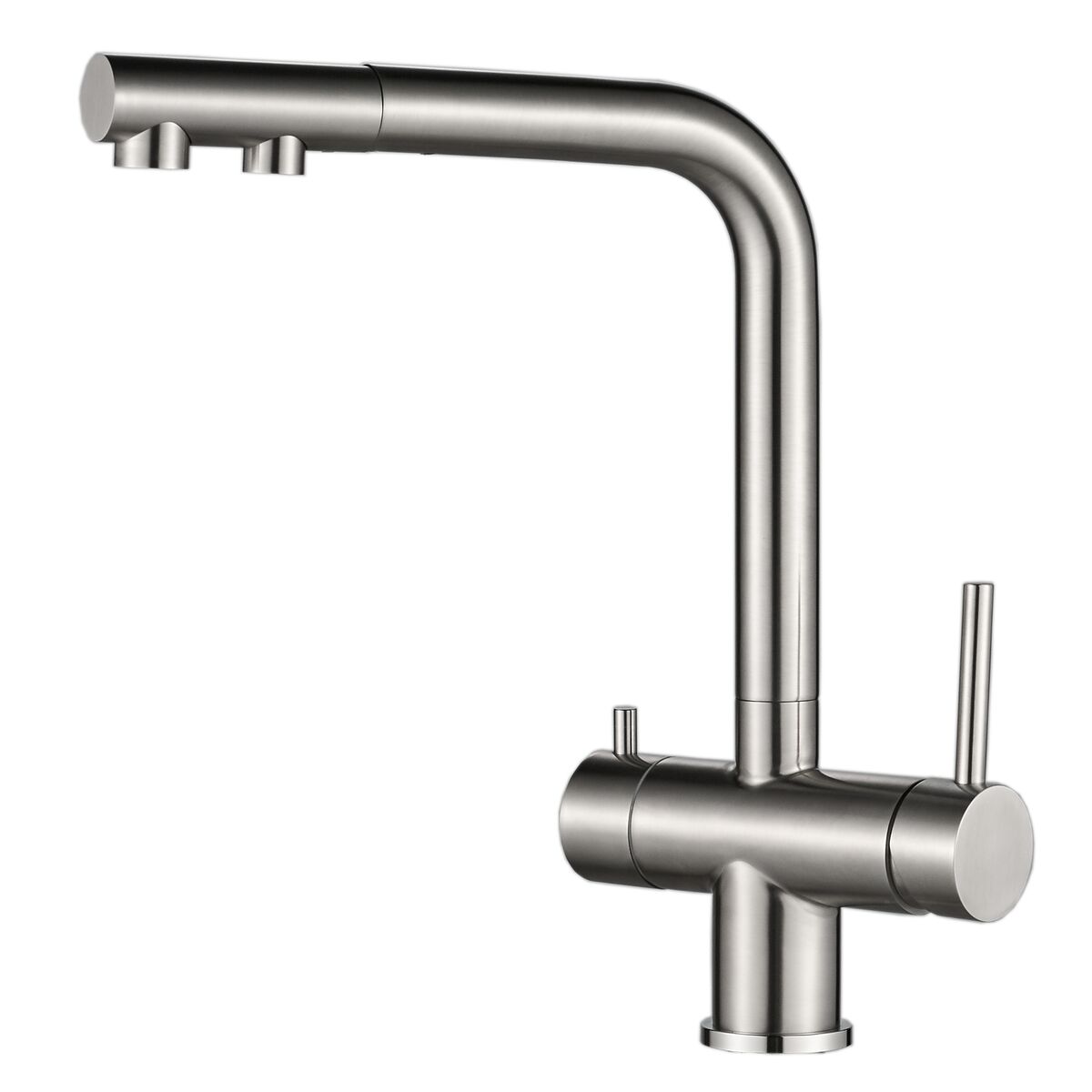 Grifo para Cocina Osmofilter RO5105 Negro mate Acero Inoxidable Forma de C